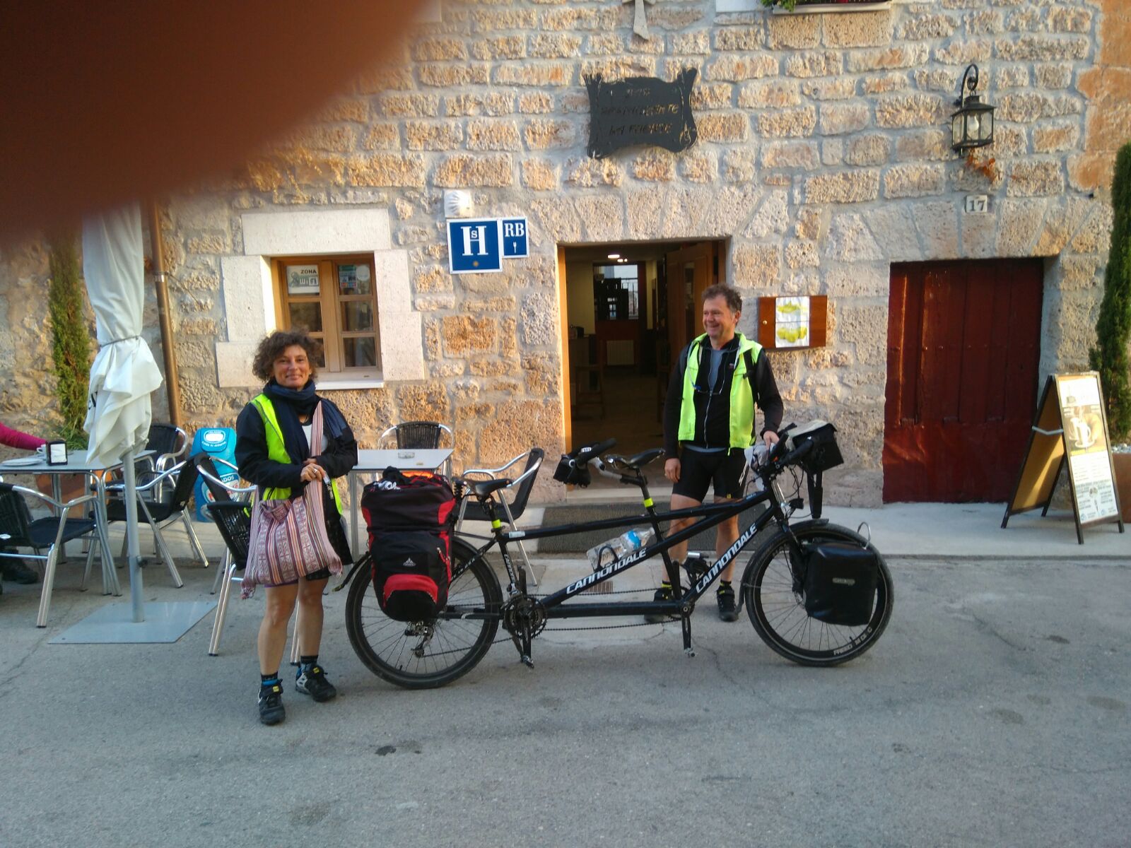 Pareja con el tamdem