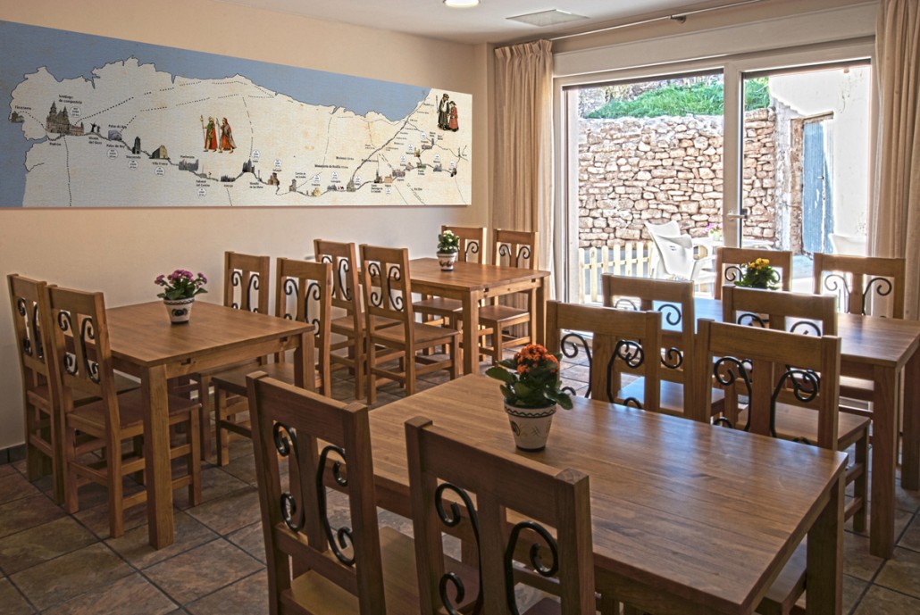 Comedor en el hostal